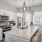 Kitchen with stainless steel appliances